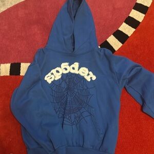 Blue Sp5der Hoodie